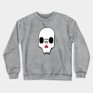 Broken Skateboard Skull Crewneck Sweatshirt